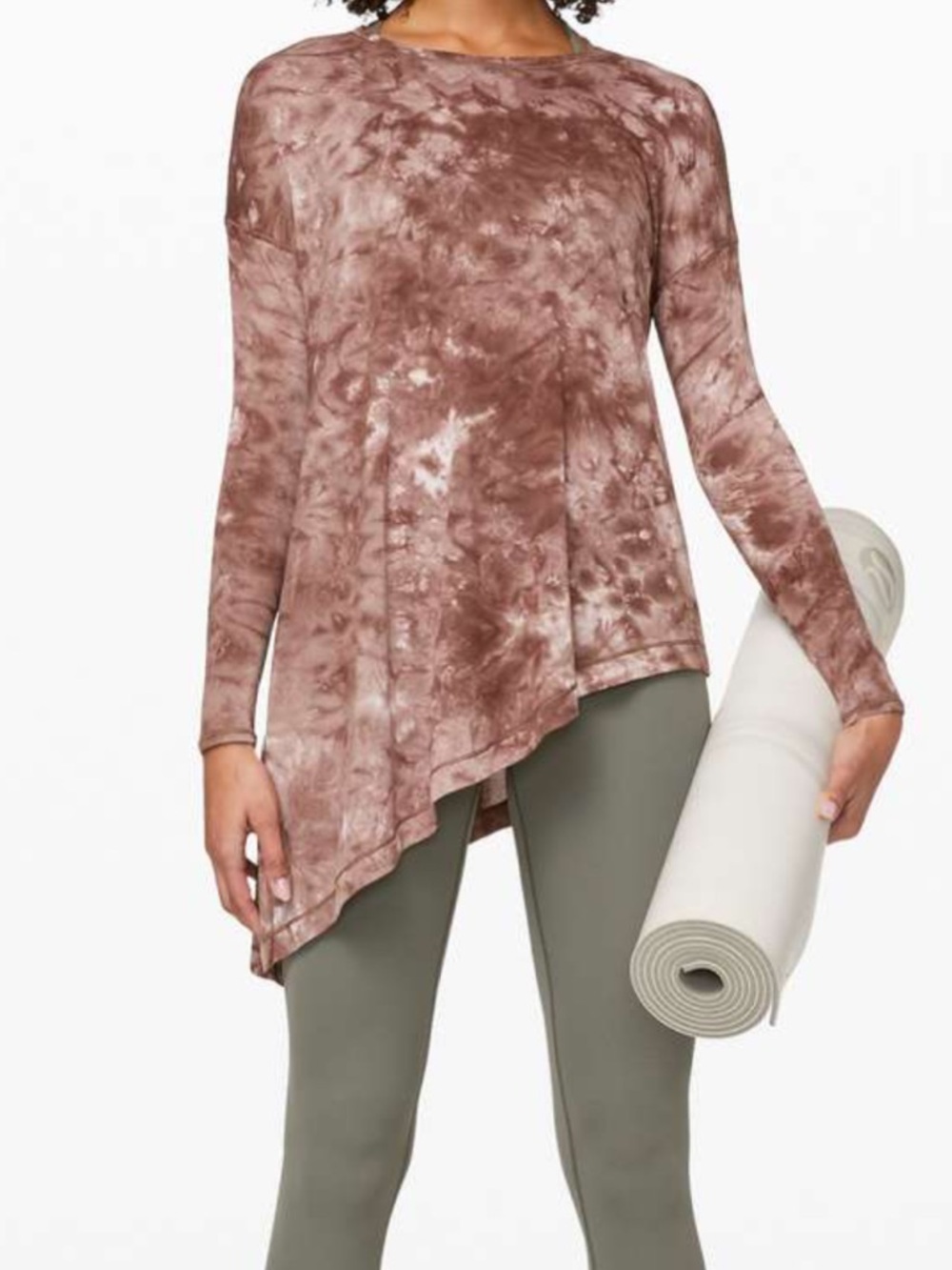 Lululemon To The Point Long
Sleeve *Mist  Mauve Brown